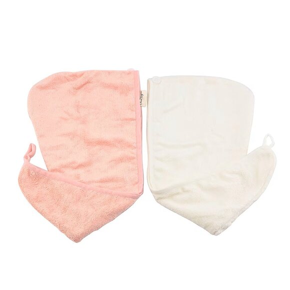 2 Pack Pink & Beige Head Wrap Set - Picture 6 of 7